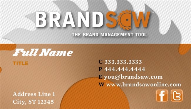 Brandsaw Business Card Magnet