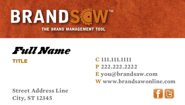Brandsaw Two Sided Business Card